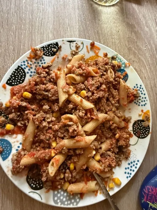 Plato de una clienta