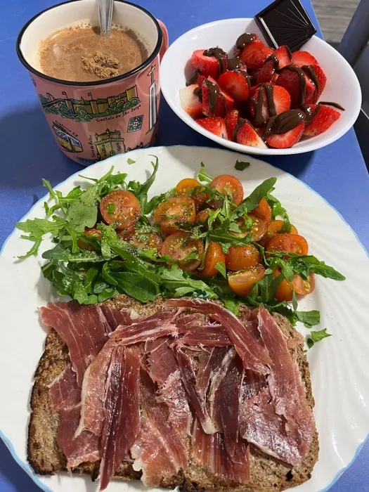 Plato de una clienta